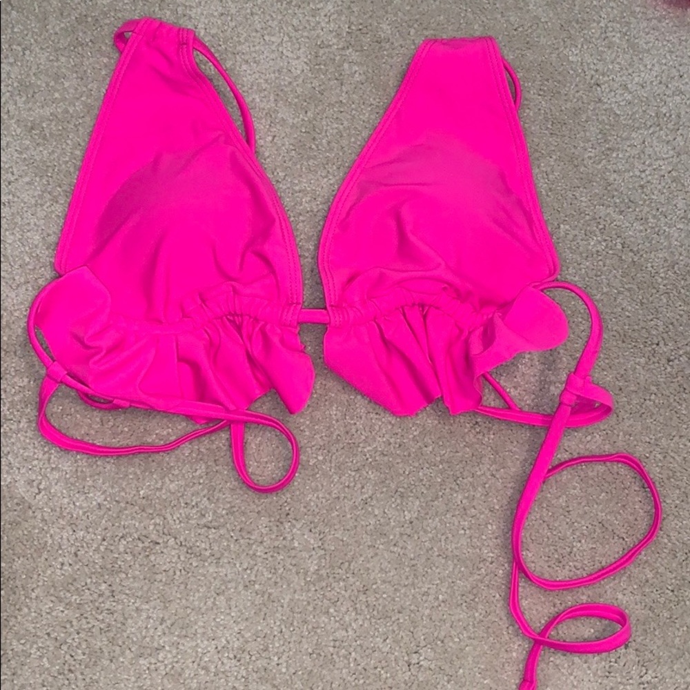bright pink bikini never worn, size XL